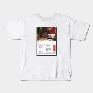 The Suburbs Tracklist 2 Kids T-Shirt